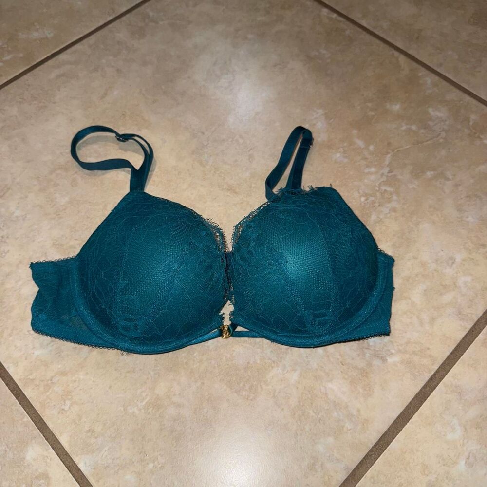 Victoria-s-secret Women's Green and Blue Bra